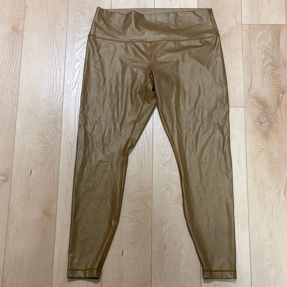 FLAW, see note - Lululemon Wunder Under High-Rise Tight *Foil, sz 14 - Picture 4 of 14
